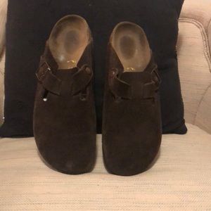 Dark Brown Birkenstock Clogs
